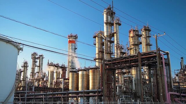 Factories in Kawasaki, Japan 6115