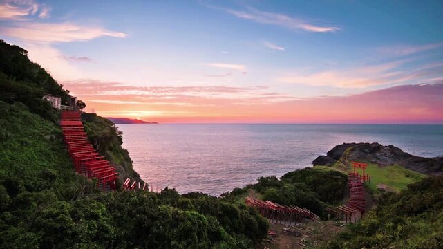 Motonosumi Inari Shrine on the Sea of Japan 6104