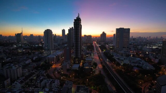 Bangkok, Thailand skyline at dawn 6068