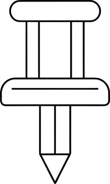 tooltip line art vector illustration on transparent background
