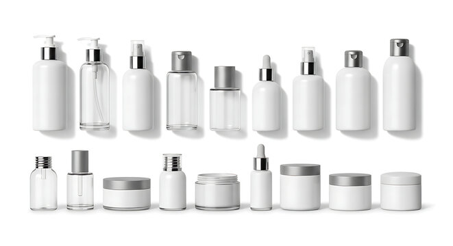 Assorted perfume bottles on a shelf