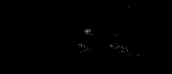 vector png, bokeh shine starlight, flash glow spark spray, magical holiday illustration, christmas gold decoration, transparent background effect, brilliant trail movement, fireworks dust © Vlad