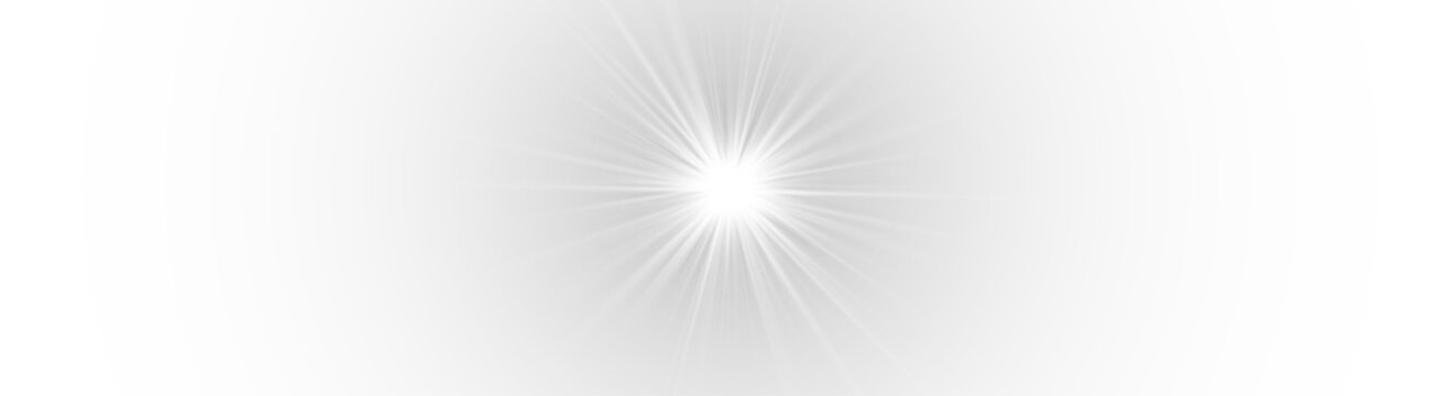 ベクター PNG 太陽光線オーバーレイ、透明背景の日差しエフェクト、明るい日の出とレンズフレア、自然な光と輝きを表現したデザイン素材