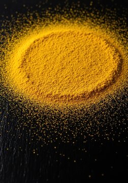 Heavy yellow dust of tree pollen coating a dark surface during the springtime allergy season in May, showing high concentration, allergy, environment, annual