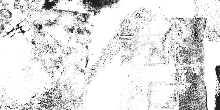 Abstract grunge background. Black and white texture vector.