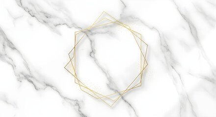 Elegant Gold Tiara Crown on White Marble Background Wallpaper