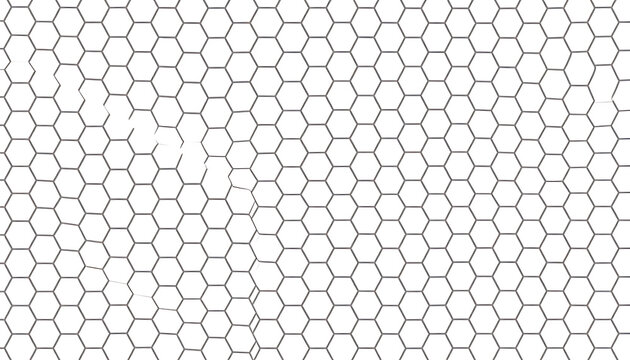 abstract hexagonal geometric pattern, scientific or technological texture, abstract background, science, technology, science