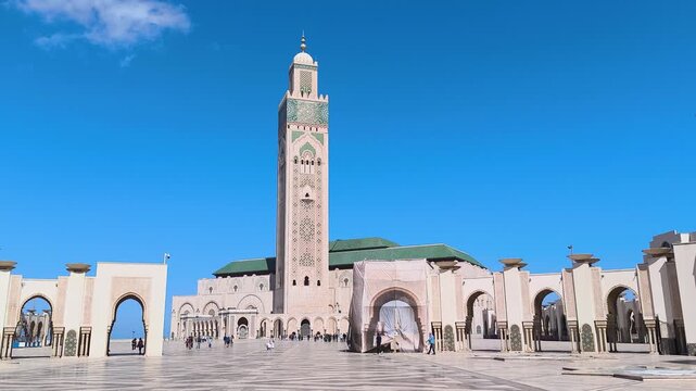 Maroc, Casablanca, Mosqu&eacute;e Hassan II, mosqu&eacute;e de Casablanca - Maroc.