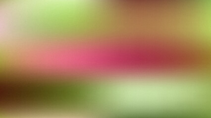 Obraz premium Abstract blurred background with soft transitions of green, pink, and brown colors, creating a smooth gradient effect for modern design projects