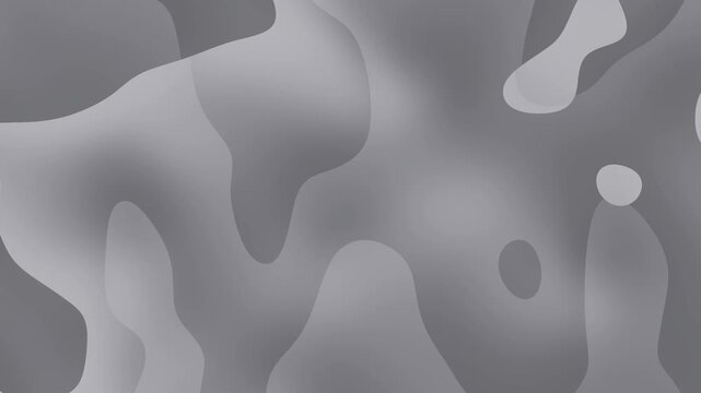 Abstract gray shapes fluid forms soft curves wavy patterns simple modern design.