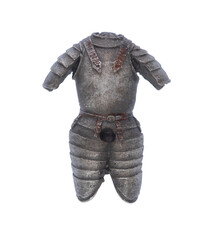 Obraz premium knight armor on a white isolated background