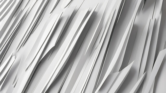 Ultra Wide Panoramic Render Of Brushed Aluminum Architectural Fins