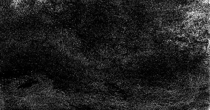 Abstract dark grunge background. Rough black and white raster  texture.