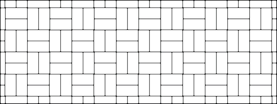 Paver Texture Tile, Cobble Texture Brick, Cobblestone Texture. Modern Abstract Outdoor Surface Concept with Decorative Masonry Design.