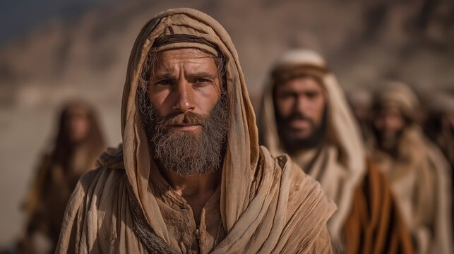 The Israelites in the Wilderness struggle between gratitude and frustration as divine provision covers the barren desert while weary hearts continue to doubt and complain.
