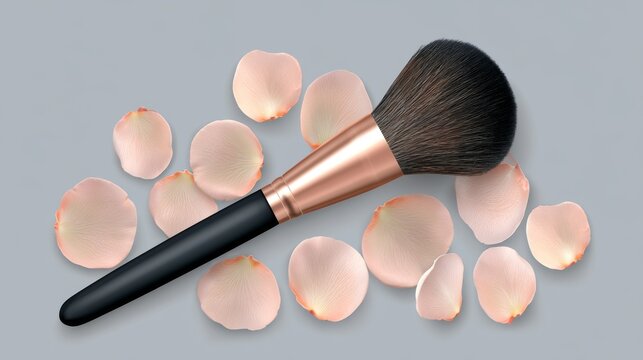 Makeup Brush and Cosmetic Beauty Illustration 293