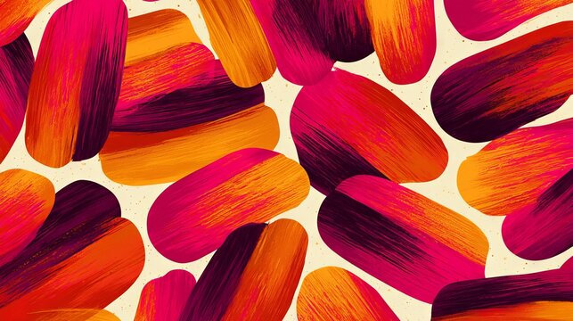 Abstract Colorful Paint Brush Stroke Background 365