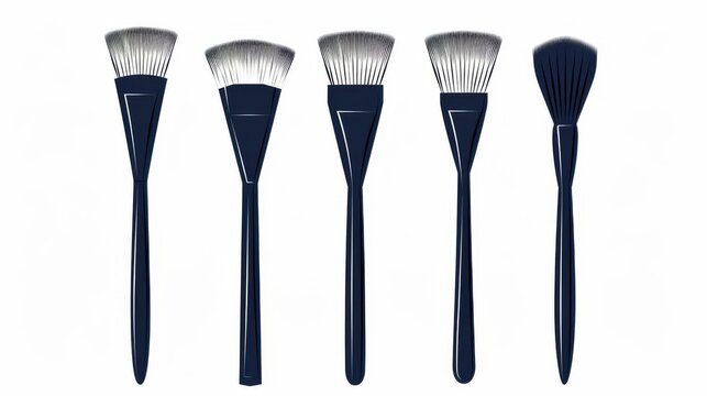 Makeup Brush and Cosmetic Beauty Illustration 511