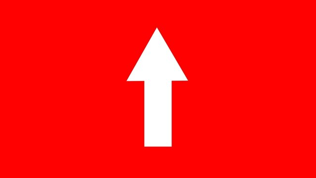 up arrow illustrations icon.