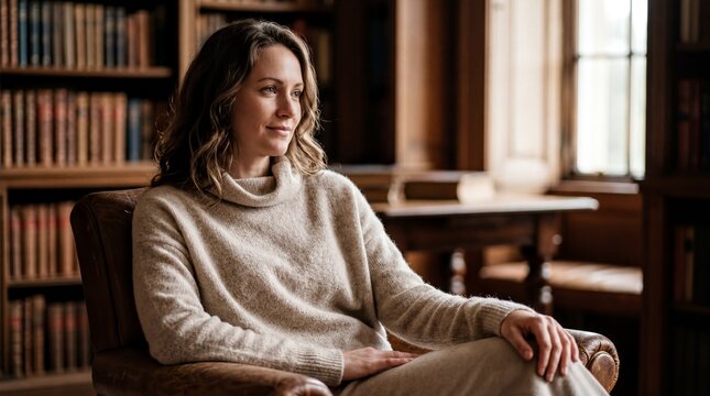 elegant fabric design, a serene ensemble showcasing luxurious cashmere in soft, muted tones