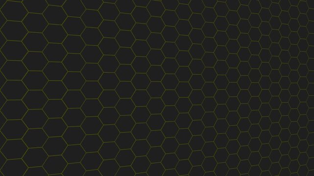 hexagon symbol looping background video with eight different colors, each color looping for two seconds, the background moves upwards at a diagonal angle