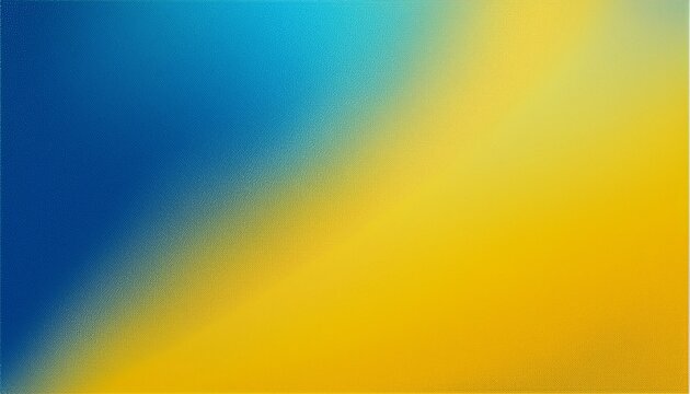 abstract grainy gradient background mixing blue and yellow colors for vibrant fresh lively vibe
