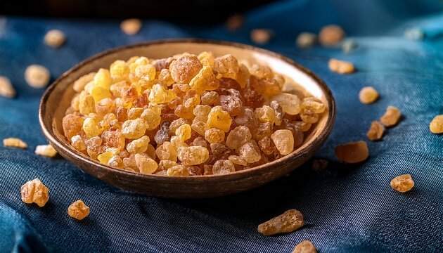 aromatic resin known as frankincense also referred to as olibanum is commonly used in making incense and perfumes adding a distinctive scent and depth to various fragrances