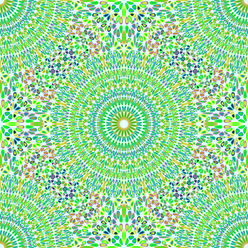 Abstract seamless boho petal mandala pattern background
