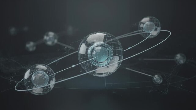 Medium shot capturing an optimized fund portfolios digital twin focusing on main riskadjusted assets illustrating improved performance and minimized exposure.