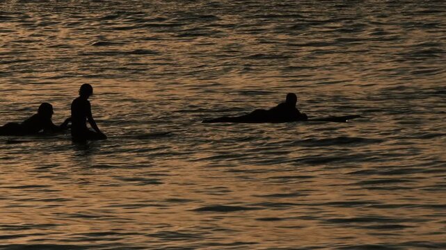 man surfing on the beach