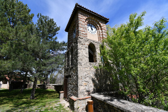 Veljusa, Strumica, Macedonia. April 10, 2026. Church at the Monastery of Theotokos the Merciful - Eleusa. The church was build in 1080 by the monk.