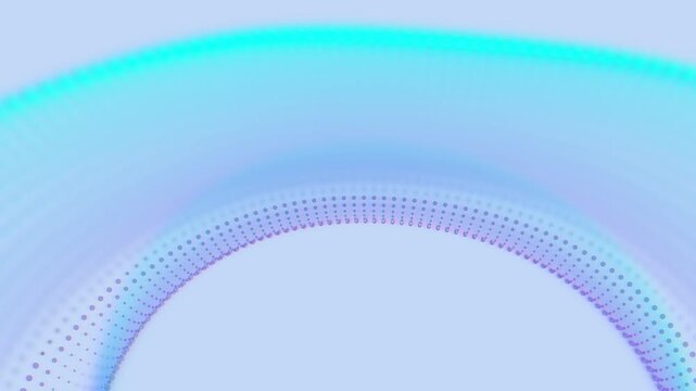 Blue neon waves refracting through particles abstract background for tech websites, data visualization