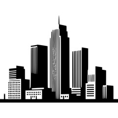Fototapeta premium Tulsa Skyline Vector Icon