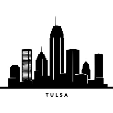 Tulsa Skyline Vector Icon