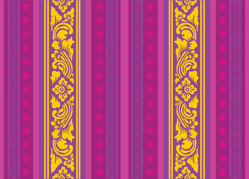 Motif designs with decorative patterns and nuances from Indonesian Balinese Motif Patterns