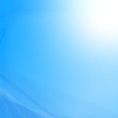Obraz premium Abstract Blue Gradient Background with Soft Flowing Light Waves
