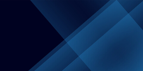 Fototapeta premium Abstract Dark Blue Geometric Background with Transparent Layered Shapes