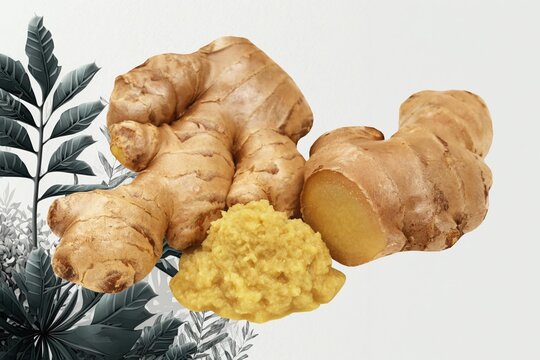 Fresh Raw Ginger Rhizome Root