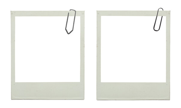 blank square photo frame. png isolated on transparent background