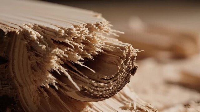 Closeup of Rough Wood Grain Texture with Natural Light.