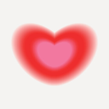 Vibrant layered heart design vector