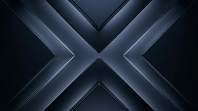 Abstract X Pattern Dark Metallic Geometric Background