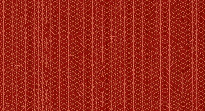 Abstract geometric pattern with red lines and textured background design