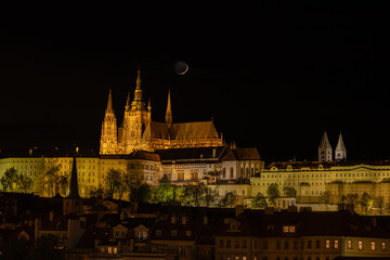 Fototapeta premium Prague Castle At Night