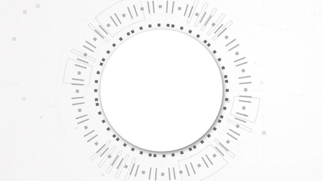 Minimalist Abstract Elegant Circle Futuristic Background Design