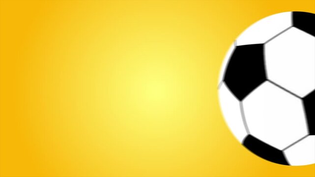 Soccer ball on field isolated vector illustration of sport football equipment and competition symbol