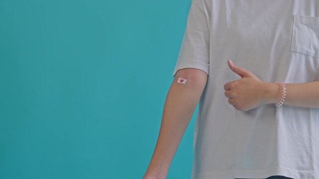 Close-up Slow Motion Blood Donation Process in Bright Medical Clinic with Calm Atmosphere