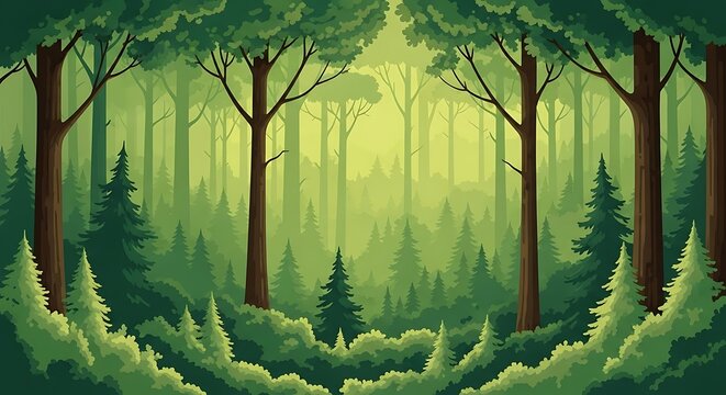 Forest Illustration.
