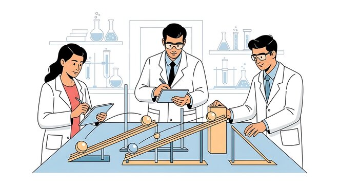 Science Experiment Teamwork.