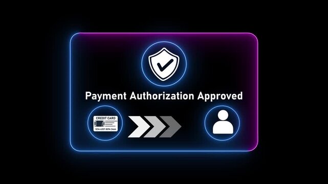 Payment authorization approved confirmation screen digital interface u i u x